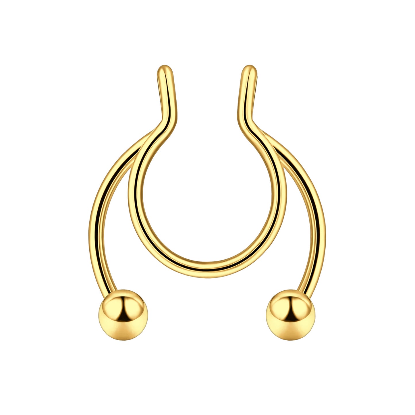 Surgical Steel Septum Cuff with Classic Balls