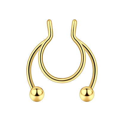 Surgical Steel Septum Cuff with Classic Balls